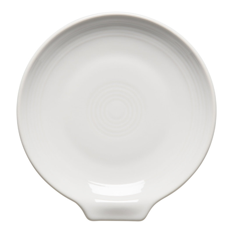 Fiesta Extra Large Spoon Rest 7 Inch, White