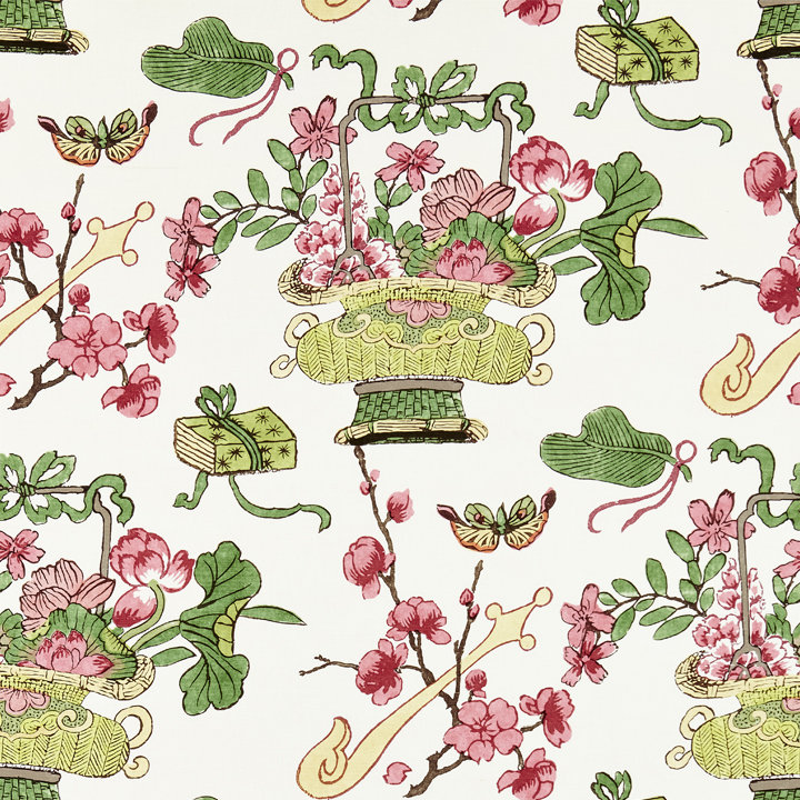 Merchante Shanghai Blossoms Fabric, Spring