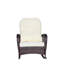 Chaise berçante d'extérieur en osier à assise large (sans la table)-1096008566-1096008565
