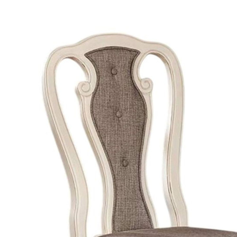 Ensemble de 2 chaises d'appoint capitonnées Haveno