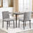Modern Dining Chair with Metal Legs-2098685046-2111032963