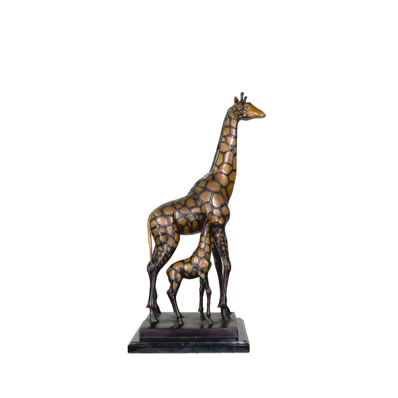 Sculpture bronze avec plateau de table