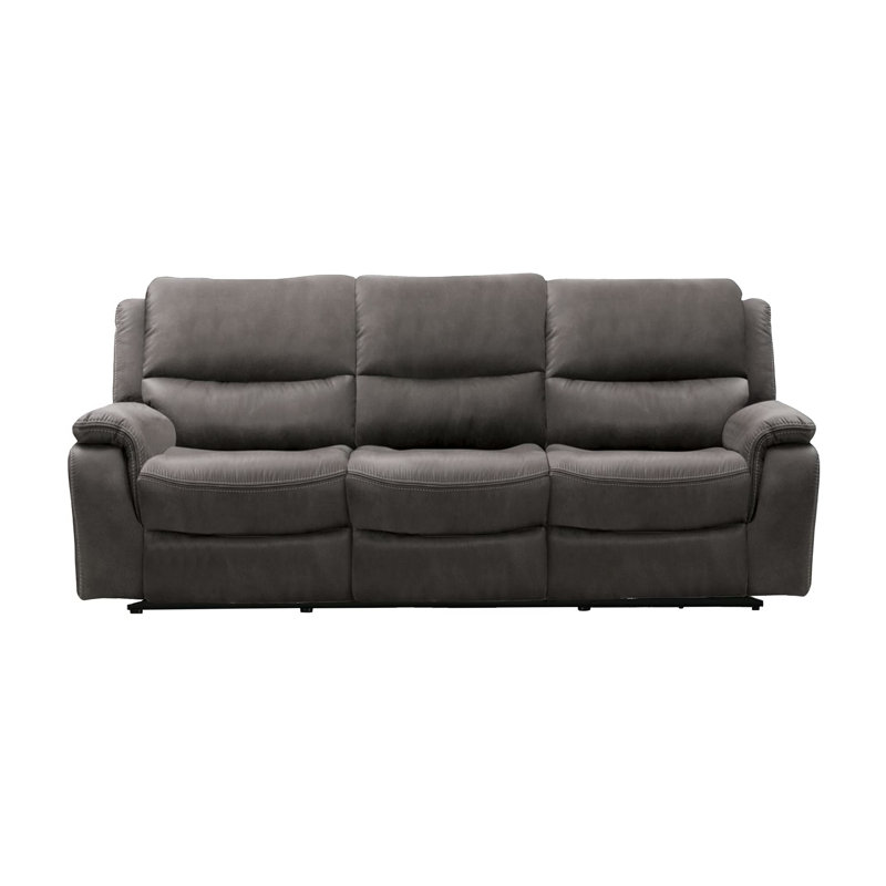 Canapé transitionnel l 88,4 po, gris foncé, 88.4, Gris foncé