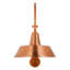 Thomas O'Brien, "Academy 18" Larrabee Barn Light in Soft Copper with 16" Bowers Shade-18757811