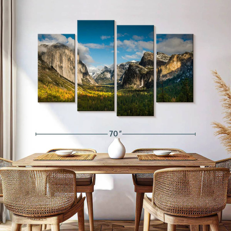 Alvord Yosemite Bridalveil Fall, H 42 po x l 68 po