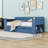 Multifunctional Daybed with Drawers and Desk,Shelves-423747373-423747375