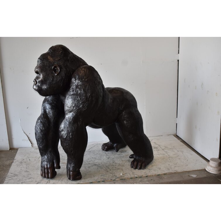 Bronze Home and Decor Famous Gorilla Wall Art Sculpture