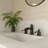 SoftStream Waterfall Oil-Rubbed Bronze Widespread 3-Hole, 2-Handle Bathroom Sink Faucet With Drain Assembly-55043220