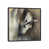 Distressed Black Floater Frame Canvas