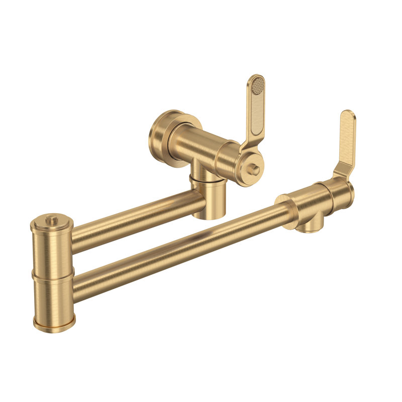 Perrin & Rowe Armstrong™ Kitchen Faucet, Satin English Gold