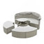 Ensemble de canapé modulaire d'extérieur rond en rotin-1129812072-1129812075
