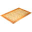 Tapis unique noué à la main beige / rouille 12 pi 1 po x 17 pi 8 po