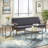 Hines Glass Top Coffee Table