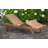 Emerfield 200cm Long Reclining Teak Single Chaise