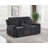 Heitzman Chenille Upholstered Power Reclining Loveseat Grey-122505254