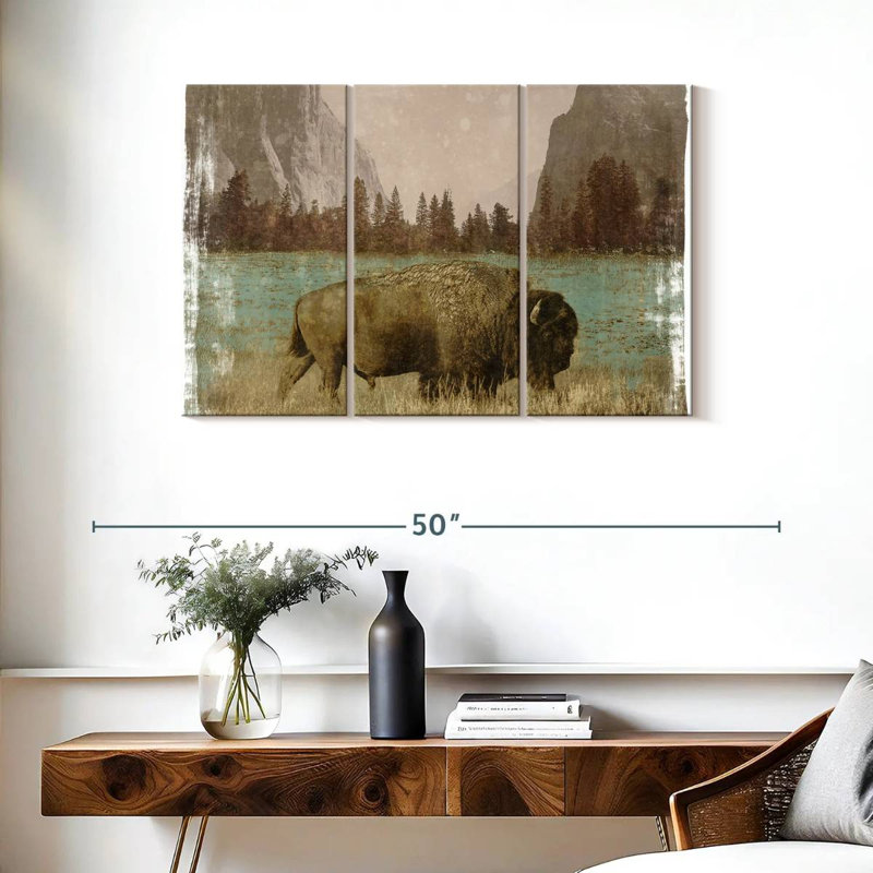 Bison In The Park