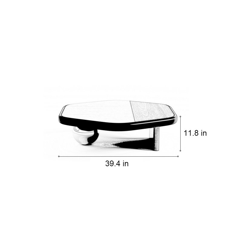Table basse Creative en pierre supercristalline
