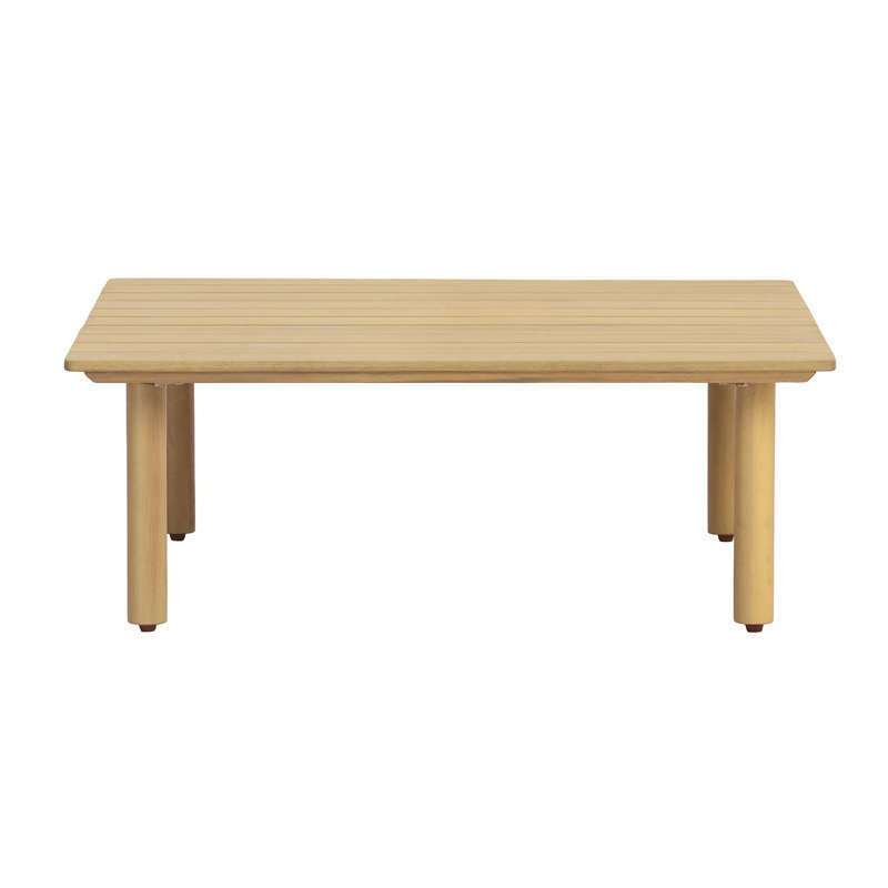 Acacia Wood Outdoor Square Coffee Table