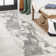 Clodovea Abstract Marbled Modern Gray/Cream Rug