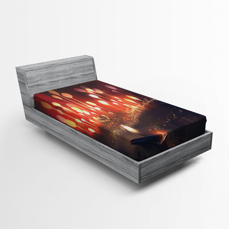 Drap-housse en microfibre Fantasy, Drap-housse de taille simple