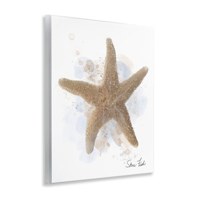Plaque murale étoile de mer Honeybloom Coastal, design par Matthew Piotrowicz