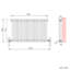 Cangelosi Horizontal Designer Radiator
