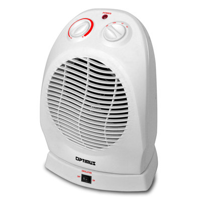 Portable Oscillating Fan Heater with Thermostat
