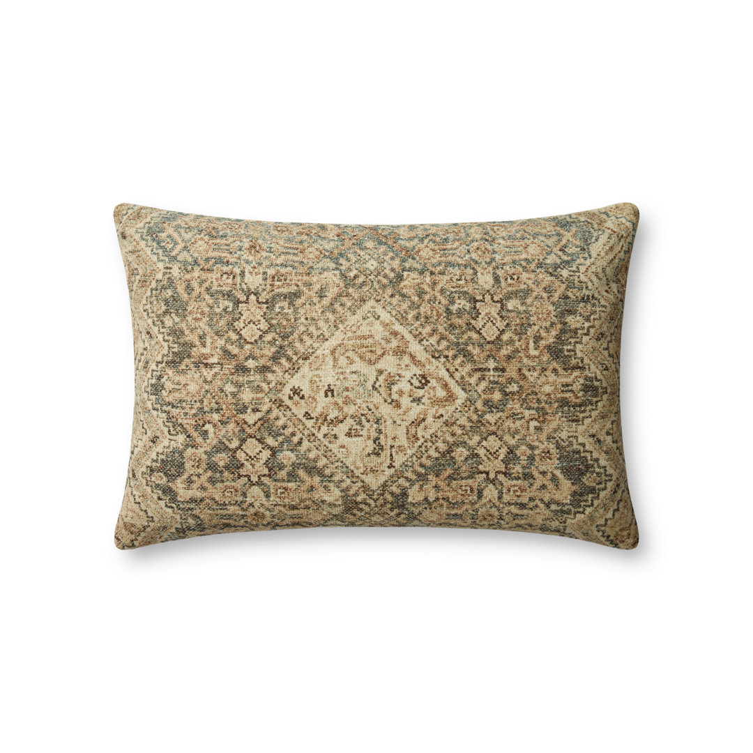Angela Rose x Loloi Midnight Slate / Sand Pillow Angela Rose x Loloi