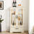 White Cabinet With Adjustable Shelves - Illuminated For A Stylish Interior Drawer And-121303981