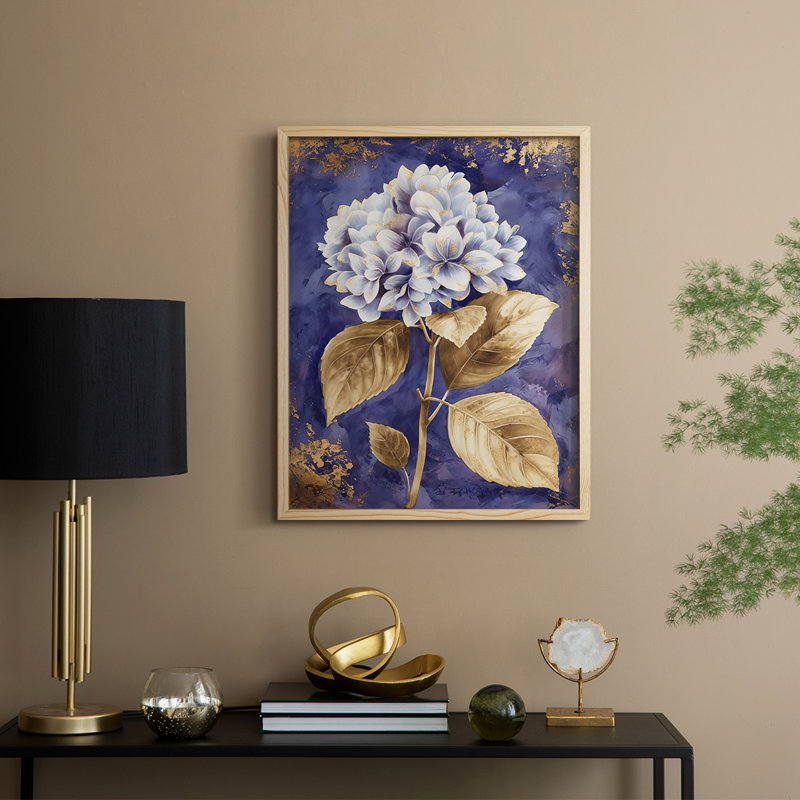 Reproduction encadrée FLORAL Series CCxxxix - bois massif, H 11 po x l 9 po