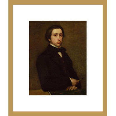 Autoportrait par Edgar Degas - Impression sur toile