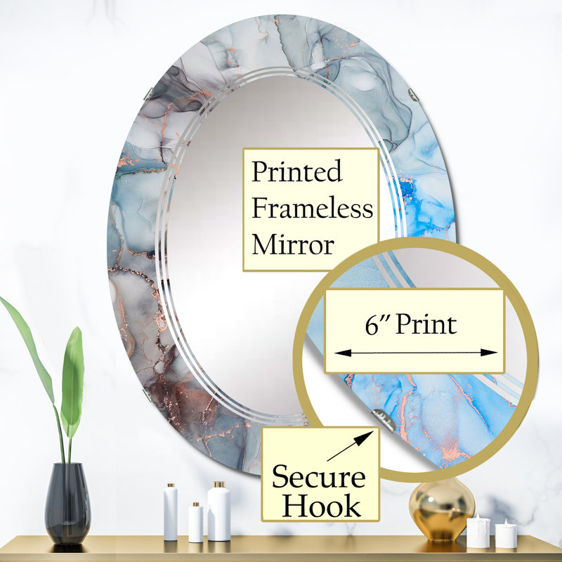 Miroir de salle de bain sans cadre, 36 po x 24 po