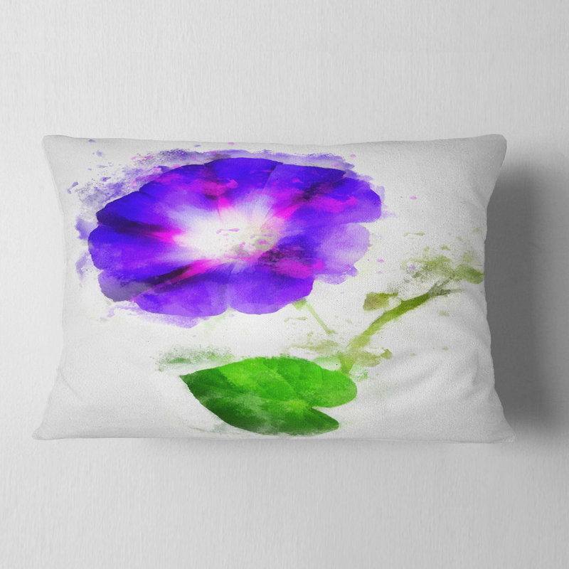 Coussin lombaire gentiana alpina floral
