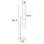Keevan 59.5'' Black Column Floor Lamp
