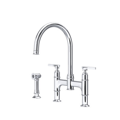Southbank Bridge Kitchen Faucet With Side Spray