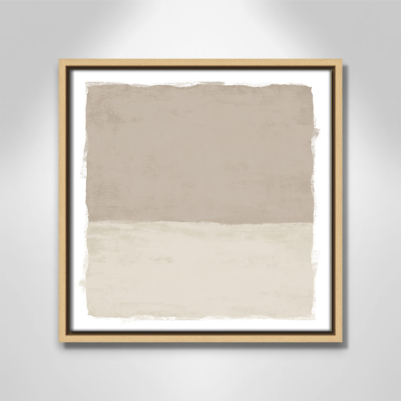 «Silent Sands I» par Natalie Carpentieri, Naturel, H 13,5 po x l 13,5 po