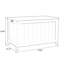 Armoire d'appoint en bois manufacturé blanc