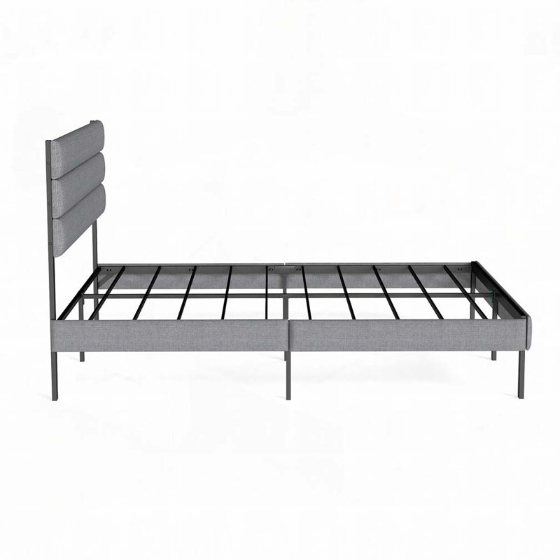 Structure de lit plateforme tapissier, Grand