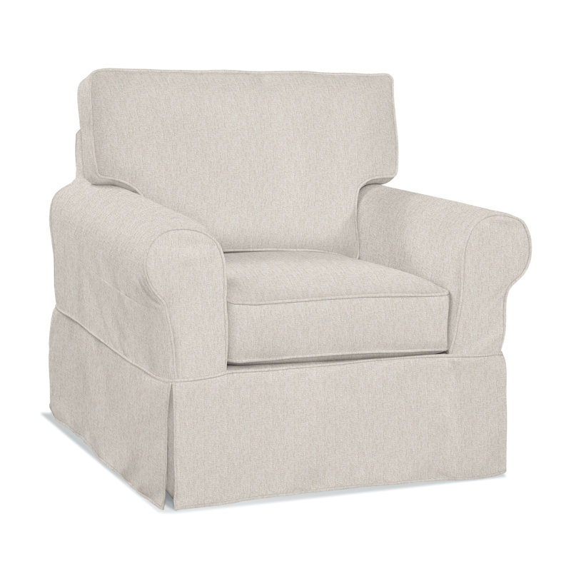 Bedford Upholstered Accent Chair, Snow Crypton Performance; 0884-91