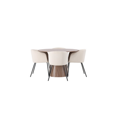 Schell 4 - Person Dining Set