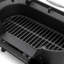 Barbecue ovale en fonte Hibachi, barbecue portatif au charbon avec évent réglable, grille amovible et porte avant, barbecue de camping extérieur, noir
