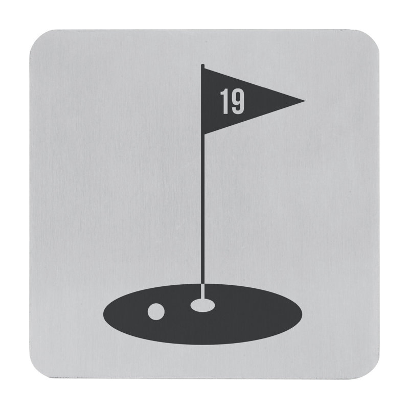 Stainless Steel Square 4 Piece Coaster Set