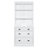 83.4"Tall Bookshelf With LED Lighting, Modern Bookcase With 3 Drawer And Open Shelves,Storage Bookshelf For Living Room,Home Office (Bookshelf)
