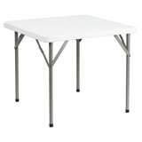 Reyburn Square Plastic Outdoor Folding Chat Table
