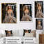Élégante femme modèle I - décoration murale tendance-343090695-343090694
