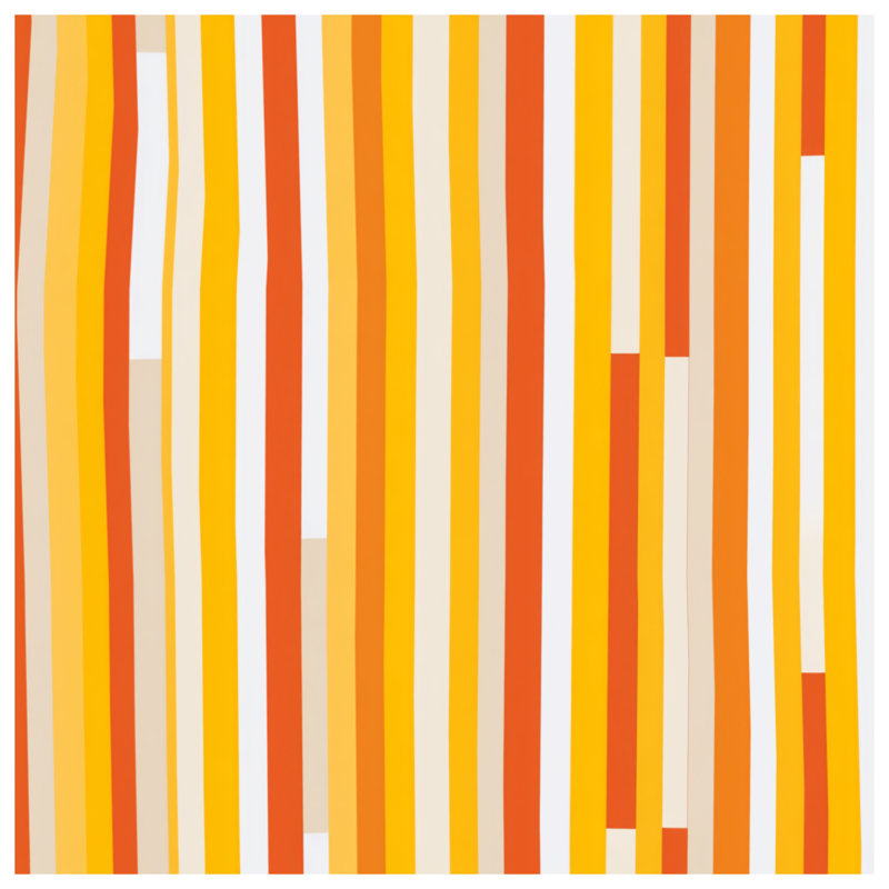 Tapis de bain jaune à rayures, 24in W x 17in L