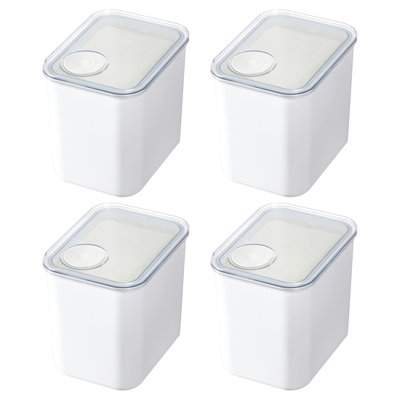 iDesign Medium Airtight Kitchen Canister with Removable Pour Cap - Ideal for Kitchen Countertop or Pantry Storage