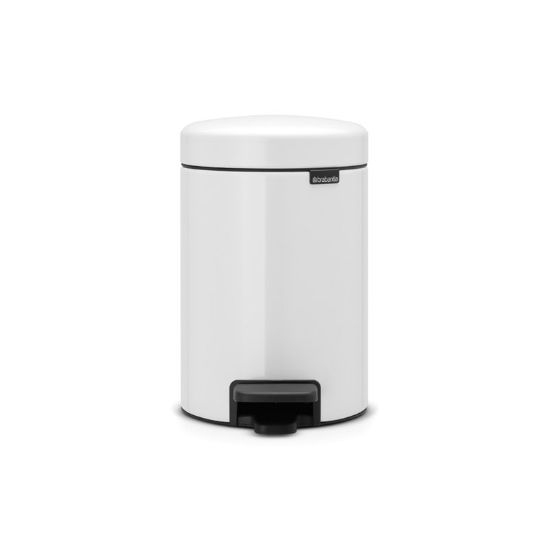 Brabantia NewIcon Soft Closing Pedal Bin, 3 L, Soft Grey