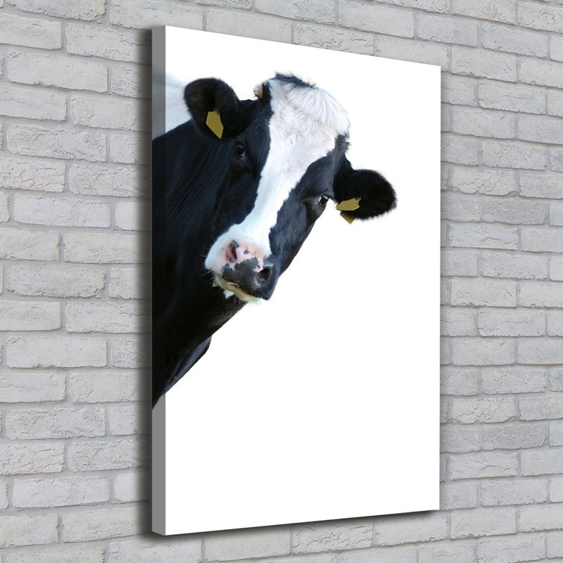 A Bred Cow - Wrapped Canvas Print
