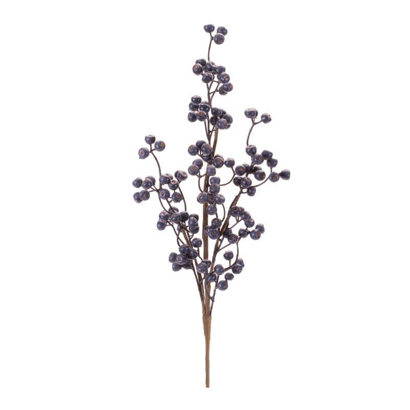 Branche de baies bleues (ensemble de 4)
